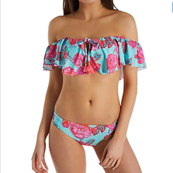 Nanette Lepore Other - Nanette Lepore Wonderland Floral Tease Bikini XS